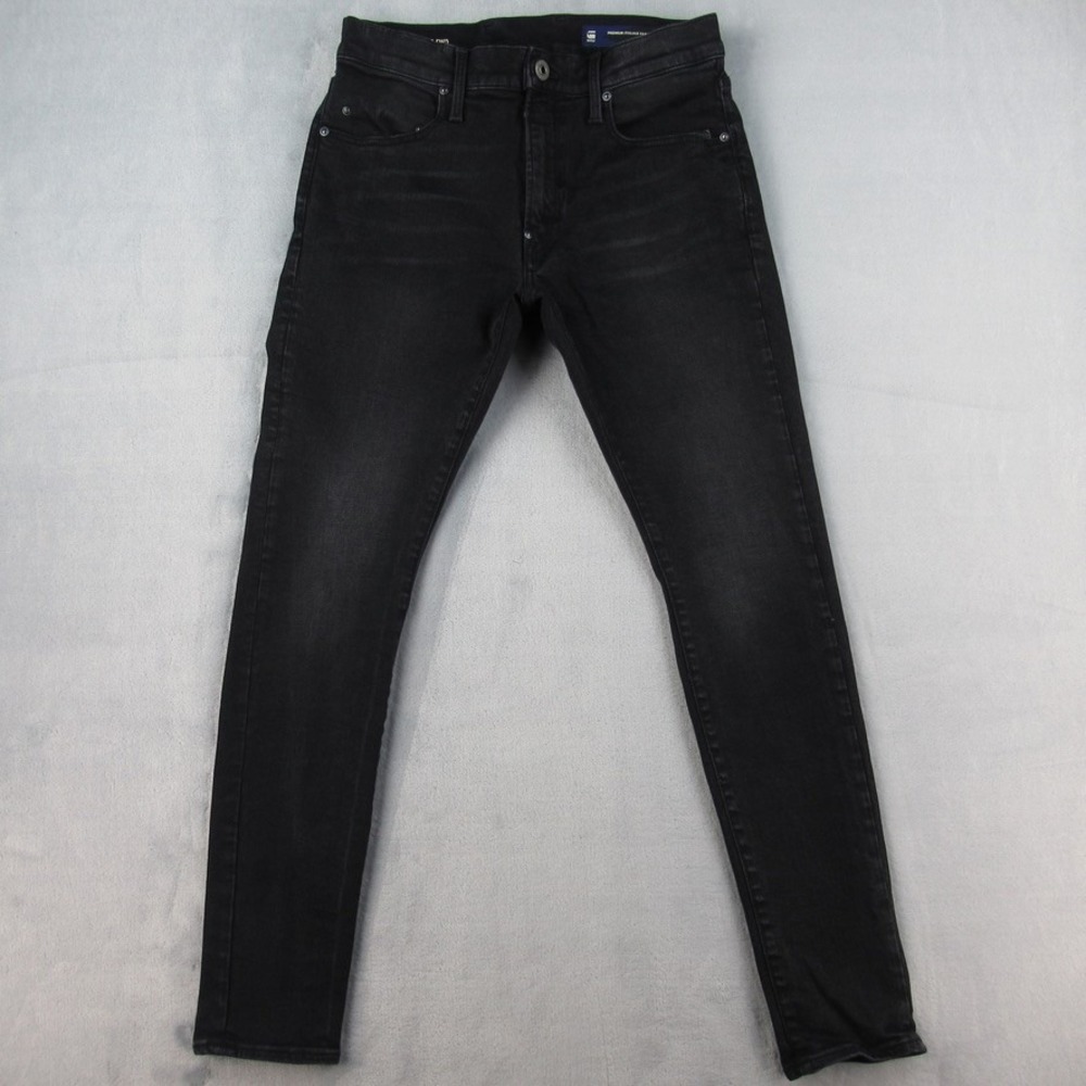 G-Star Raw Revend FWD Skinny Jean Mens 32x32 Black Premium Italian Fabric D20071